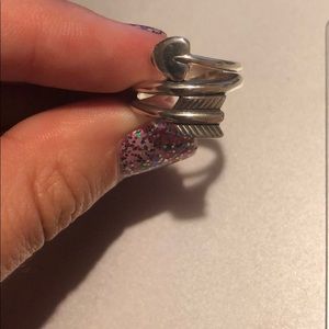 James Avery Arrow & Heart Ring